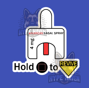Hold to Revive Die Cut Sticker