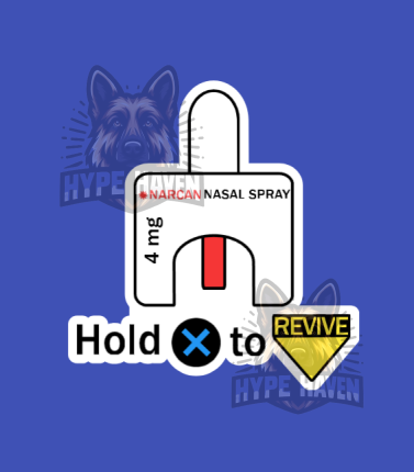 Hold to Revive Die Cut Sticker