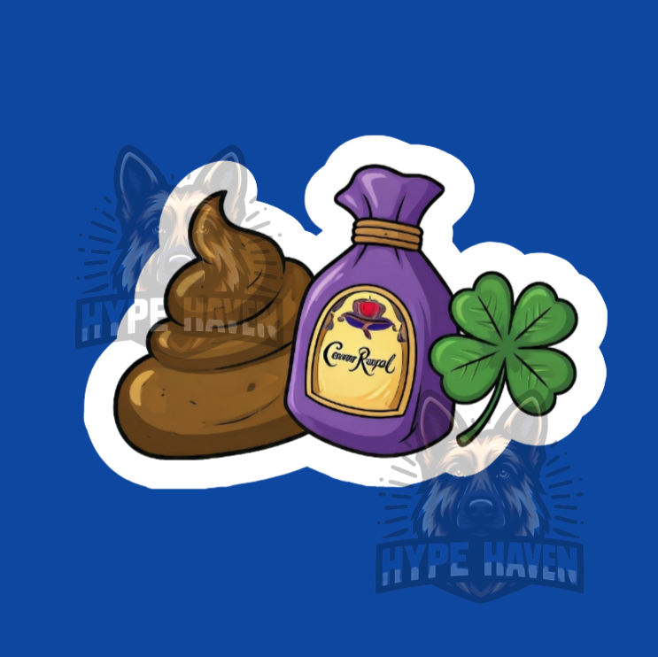 Shit Bag Luck Die Cut Sticker