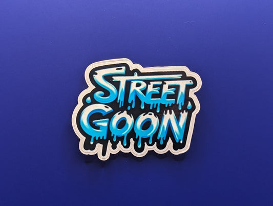 Street Goon Law Enforcement Stickers, front view